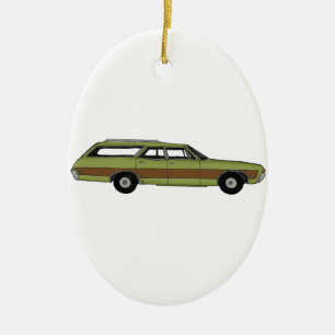 Retro Kombiwagen Keramikornament