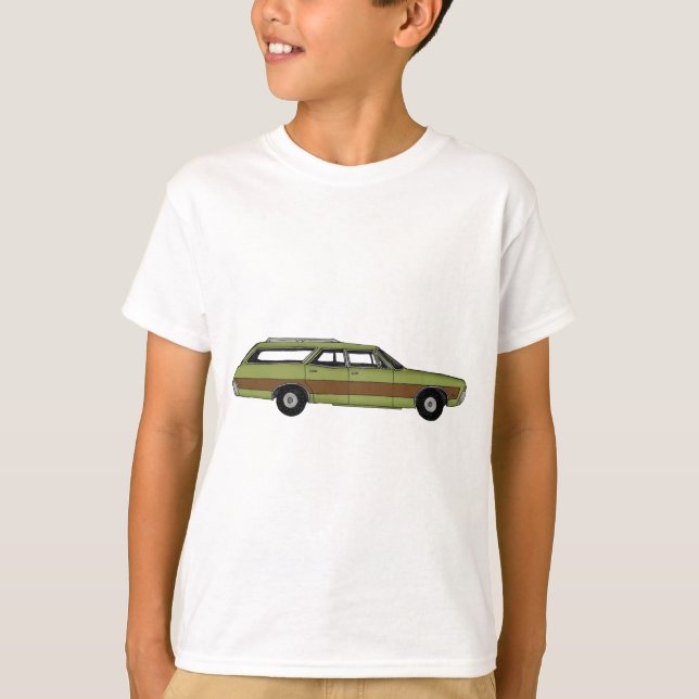 Retro Kombiwagen T-Shirt (Vorderseite)
