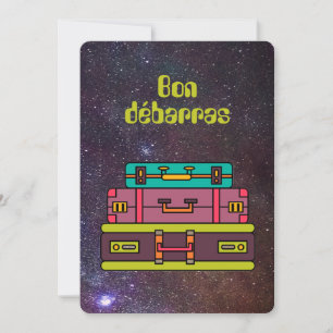 Retro-komischer Quebecois Feiertagskarte