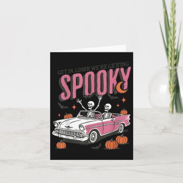 Retro Komm Rein Verlierer Wir Werden Soky, Lustige Karte (Vorderseite)