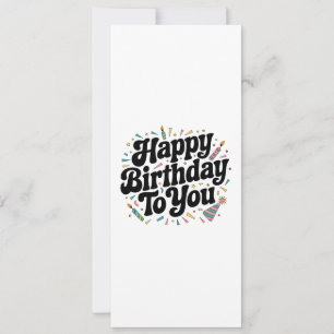 Retro-Konfetti-Geburtstag Einladung