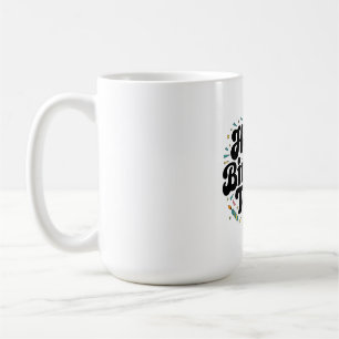 Retro-Konfetti-Geburtstag Kaffeetasse