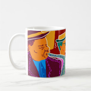 Retro-Kontrast-Musikfestival Jazz Kaffeetasse