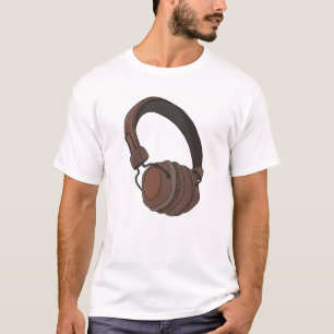 Retro-Kopfhörer-Design für Musikliebhaber T-Shirt