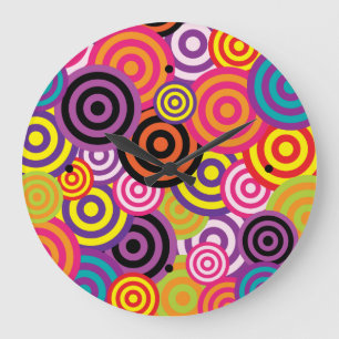 Retro-Kopfschmerzen Große Wanduhr