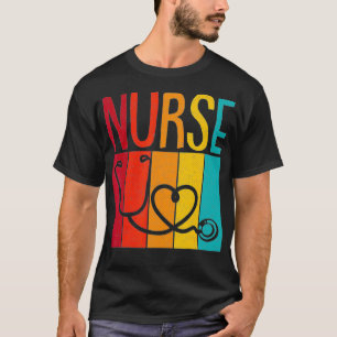 Retro-Krankenschwester Immatrikulierte RN Krankenp T-Shirt