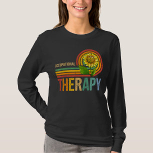 Retro-Krankenschwester Sonnenblume T-Shirt