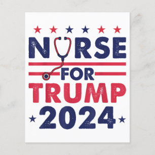 Retro-Krankenschwestern für Trump 2024 Amerika Ste