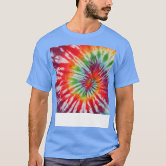 Retro Krawatte Dyed Pattern farbig T-Shirt