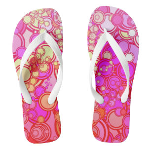 Retro Kreise Flip Flops