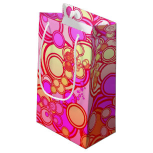 Retro Kreise Kleine Geschenktüte