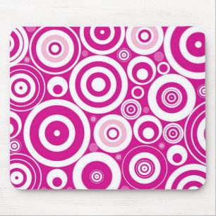 Retro-Kreise-Mauspad Mousepad