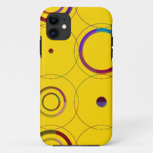 Retro-Kreise nahtloses Muster Case-Mate iPhone Hülle
