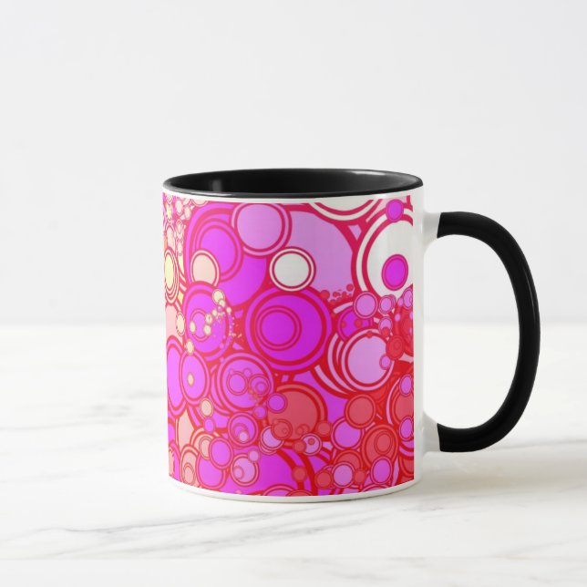 Retro Kreise Tasse (Rechts)