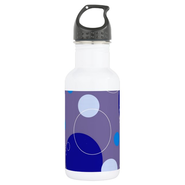 Retro-Kreise Trinkflasche (Vorderseite)