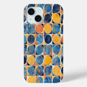 Retro-Kreise-und-Quadrate-Mosaik-Handyhülle Case-Mate iPhone Hülle