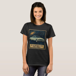 Retro-Kreuzer im tiefen Weltraum T-Shirt