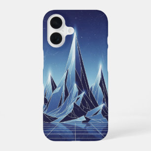 Retro-Kristallgipfel iPhone 16 Hülle