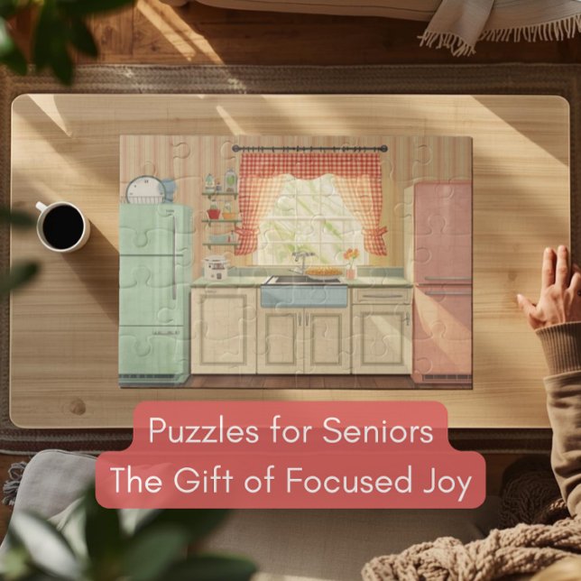 Retro-Küche der 1950er Jahre Demenz-Puzzle Nostalg Puzzle (Von Creator hochgeladen)