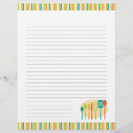 Retro Küche Kochen Utensitäten Rezepte Seiten