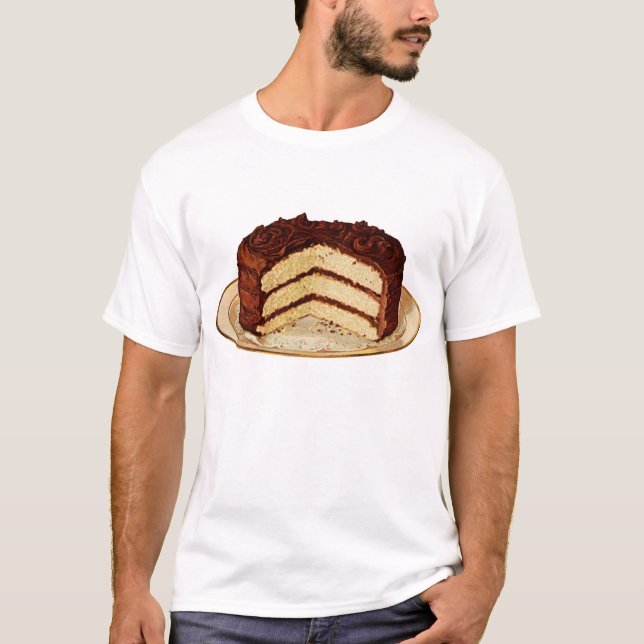 Retro Kuchen T-Shirt (Vorderseite)