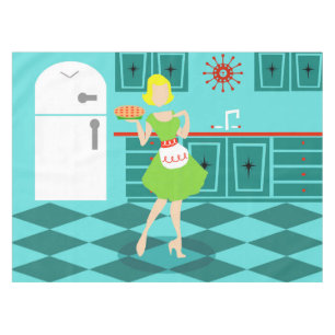 Retro Küchen-Tischdecke Tischdecke