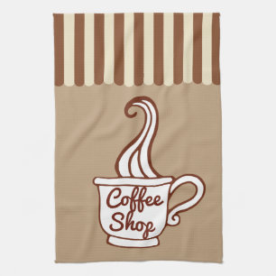 Retro-Küchenhandtuch-Geschenk für Cafés Küchentuch