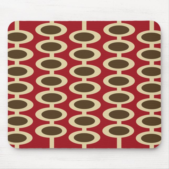 Retro Kugel-Muster - mousepad (Vorne)