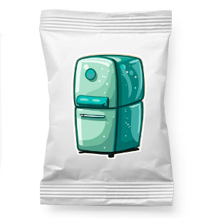 Retro-Kühlschrank Aufkleber