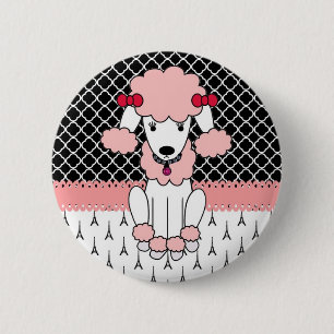 Retro kundenspezifischer girly Divarosa Button