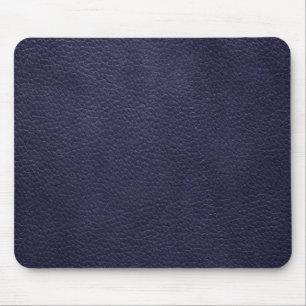 Retro kundenspezifisches Marine-Blau-Leder Mousepad