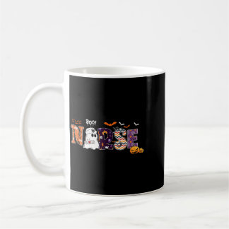 Retro-Kürbis-Krankenschwester-Leben Stethoskop Her Kaffeetasse
