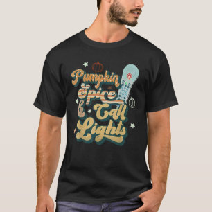 Retro Kürbisgewürz und Ruflichter ER ICU Krankensc T-Shirt