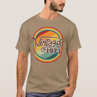 Retro-Kurve von 1973 Vintage T-Shirt