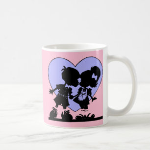 Retro Kuss Kaffeetasse