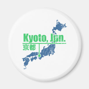 Retro Kyoto Magnet