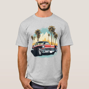 Retro LA Style Luxus Classic Vintage Car T-Shirt