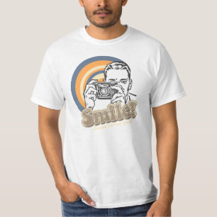 Retro Lächeln-Jesus-Lieben Sie T - Shirt