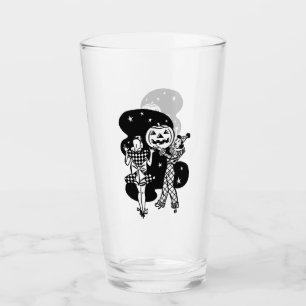 Retro Ladys mit Pumpkin Glas