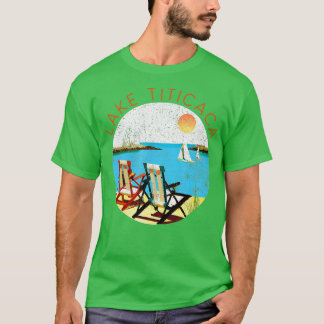 Retro Lago Titicaca Souvenir Vintager See T-Shirt
