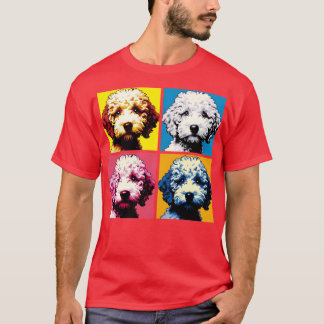 Retro Lagotto Romagnolo Art Niedliche Welpe T-Shirt