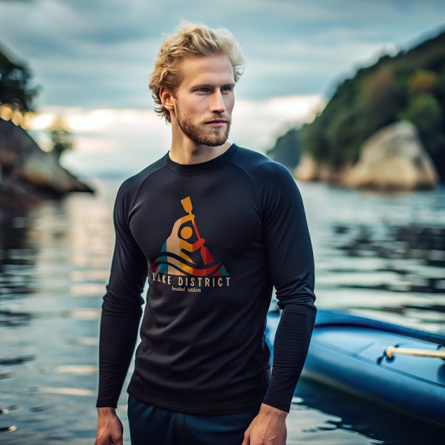Retro Lake District Kayaking T-Shirt (Von Creator hochgeladen)