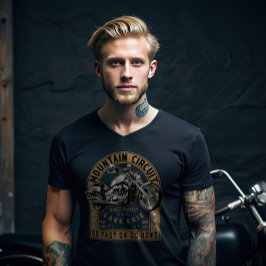 Retro Lake Erie Motorrad T-Shirt