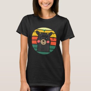 Retro Lama Alpaka Retro Vintage Tiere T-Shirt