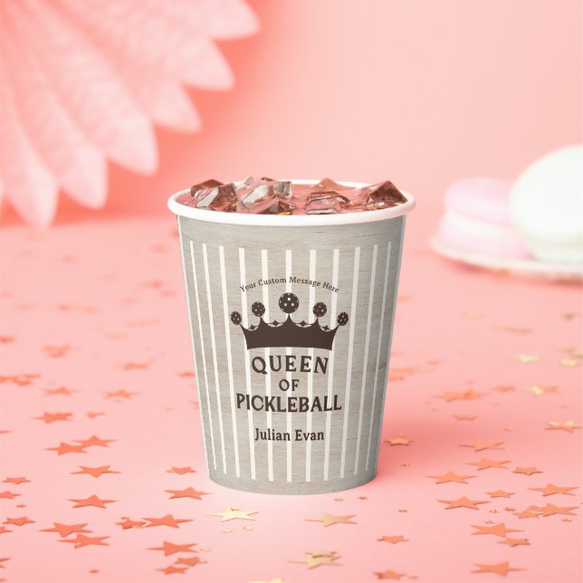 Retro Landkreis Club Holzbau Pappbecher (Insitu)