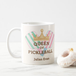 Retro Landkreis Club Queen of Pickleball Kaffeetasse