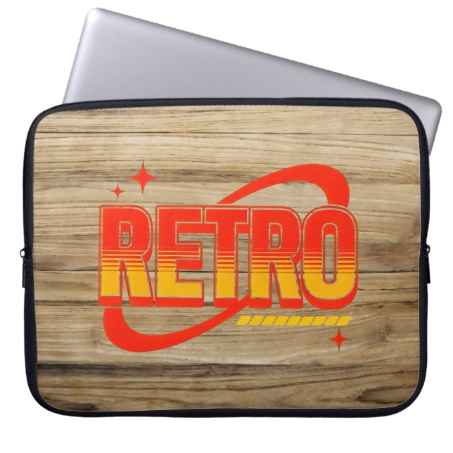 Retro. Laptopschutzhülle (Vorderseite)