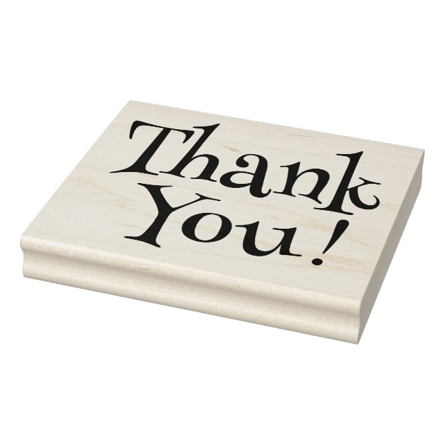 Retro Large Vielen Dank Gummistempel (Stempel)