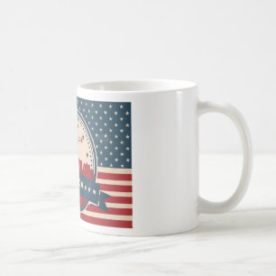 Retro Las Vegas Skyline Kaffeetasse