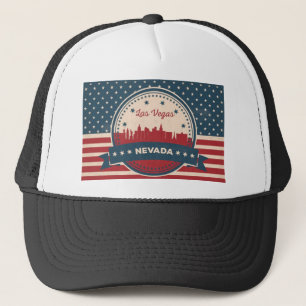 Retro Las Vegas Skyline Truckerkappe